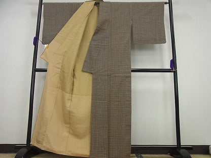 平和屋本店●超希少　国指定無形文化財　丹波布　染織作家　福永世紀子　草木染　紙タグ付き　逸品3s4439