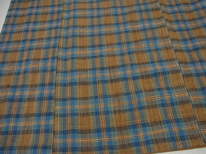 平和屋本店●超希少　国指定無形文化財　丹波布　染織作家　福永世紀子　草木染　逸品3s4440