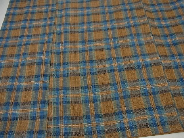 平和屋本店●超希少　国指定無形文化財　丹波布　染織作家　福永世紀子　草木染　逸品3s4440