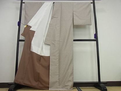平和屋本店■極上　本場与那国花織　草木染　手織り　証紙付き　逸品3s4855