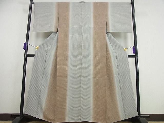 平和屋本店●極上　小紋師　藍田正雄　江戸小紋　吉祥間道　ますいわ屋扱い　逸品3s4884