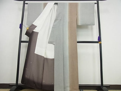 平和屋本店●極上　小紋師　藍田正雄　江戸小紋　吉祥間道　ますいわ屋扱い　逸品3s4884