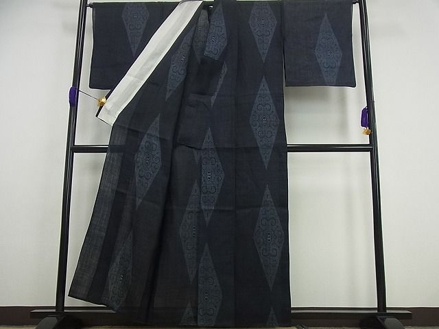 期間限定セール60％off■極上　夏物　重要無形文化財　本場宮古上布　苧麻　逸品3s4915