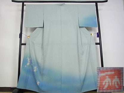 平和屋本店＊希少 夏物 二代目 久保田一竹 幻の辻が花 訪問着 絽 絞り 暈し染 逸品s5001
