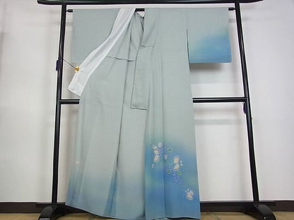 平和屋本店＊希少 夏物 二代目 久保田一竹 幻の辻が花 訪問着 絽 絞り 暈し染 逸品s5001