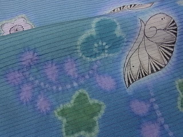 平和屋本店＊希少 夏物 二代目 久保田一竹 幻の辻が花 訪問着 絽 絞り 暈し染 逸品s5001