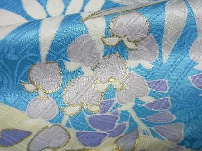 平和屋本店●極上　創業460年・千總　振袖　駒刺繍　筏花文　金彩　大丸扱い　逸品3s5070