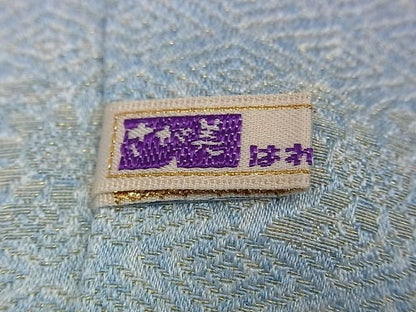 平和屋本店●極上　初代　久保田一竹　幻の辻が花　訪問着　絞り　金通し地　さが美扱い　逸品s7277