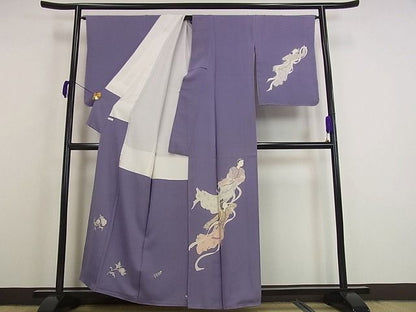 平和屋本店■極上　加賀友禅の巨匠　初代　由水十久　訪問着　天女　パールトーン加工済　逸品s7279