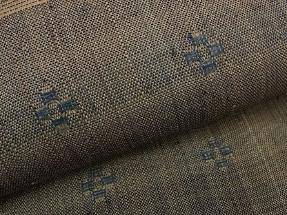 平和屋本店＊希少 夏物 人間国宝 平良敏子 喜如嘉の芭蕉布 花織 八寸名古屋帯 証紙付き 逸品s7450