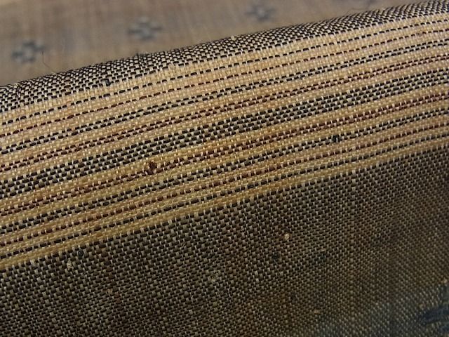 平和屋本店＊希少 夏物 人間国宝 平良敏子 喜如嘉の芭蕉布 花織 八寸名古屋帯 証紙付き 逸品s7450