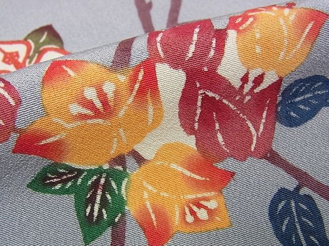 平和屋本店●極上　本場琉球紅型　平野晋二郎　紅型工房　典雅　小紋　逸品　未使用s8104