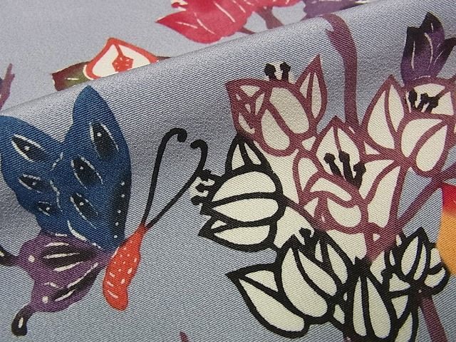 平和屋本店●極上　本場琉球紅型　平野晋二郎　紅型工房　典雅　小紋　逸品　未使用s8104