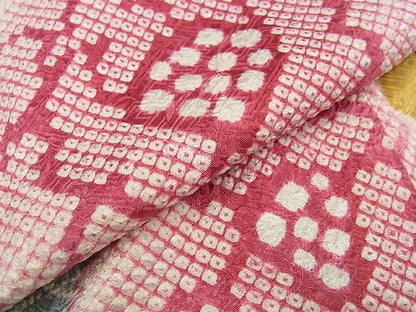 平和屋本店●極上　名門　藤娘きぬたや・総絞り　振袖　箱付き　逸品　未使用s8114