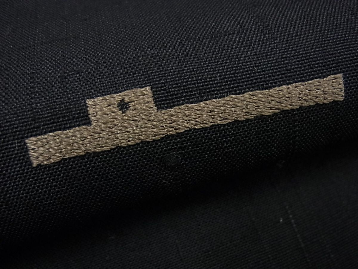 平和屋本店●希少　丸山正　Maru Factory　紬　幾何学文様　逸品3s814