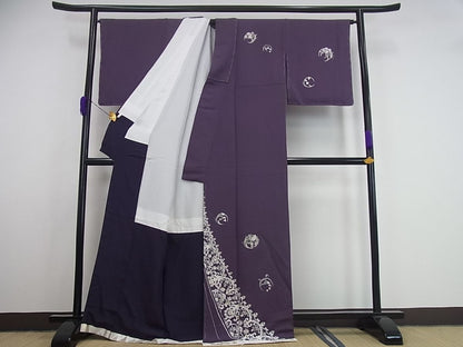 平和屋本店●極上 山口美術織物 皇室 伊勢神宮御用 西陣織 訪問着 総刺繍 飾花文 金糸 逸品 未使用3s844