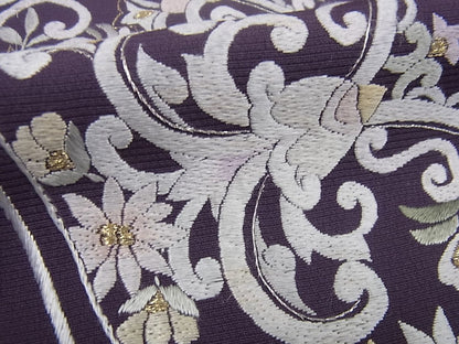 平和屋本店●極上 山口美術織物 皇室 伊勢神宮御用 西陣織 訪問着 総刺繍 飾花文 金糸 逸品 未使用3s844