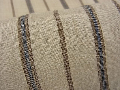平和屋本店＊極上 夏物 越後上布 林宗平 間道 証紙付き 逸品 未使用s8633
