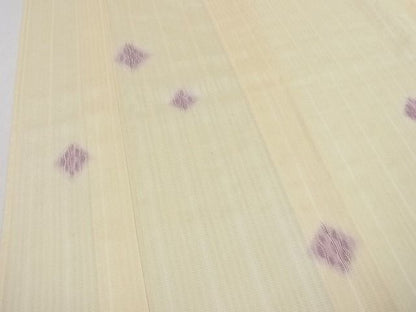 平和屋本店▽極上 十日町 名門青柳謹製 櫛引織 赤城紬 草木染 単衣 山さくら やまと誂製 証紙付き 逸品s8686