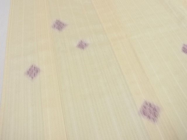 平和屋本店▽極上 十日町 名門青柳謹製 櫛引織 赤城紬 草木染 単衣 山さくら やまと誂製 証紙付き 逸品s8686