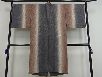 期間限定セール40%off■極上　道中着　ロング丈　スリーシーズン　春夏秋　唐草紋紗　塵除け　暈し染め　逸品s8698