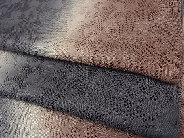 期間限定セール40%off■極上　道中着　ロング丈　スリーシーズン　春夏秋　唐草紋紗　塵除け　暈し染め　逸品s8698