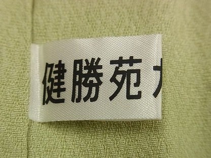 平和屋本店●極上 人間国宝 羽田登喜男 TOKIOetTOKI 訪問着 枝梅に鴛鴦 たたき染 金彩 健勝苑扱い 逸品 未使用2s9436