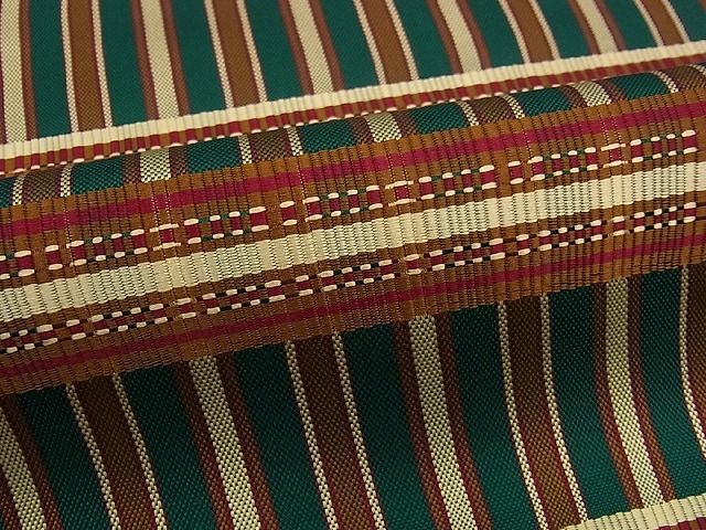 平和屋本店●極上　龍村晋謹製　傳匠名錦　全通柄袋帯　吉野間道錦　逸品　未使用2s9598