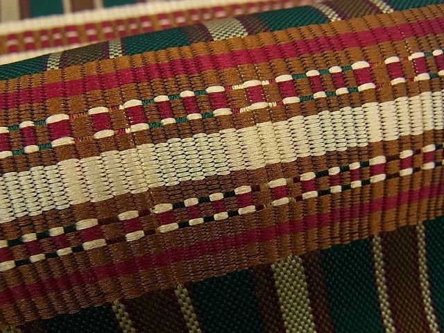 平和屋本店●極上　龍村晋謹製　傳匠名錦　全通柄袋帯　吉野間道錦　逸品　未使用2s9598