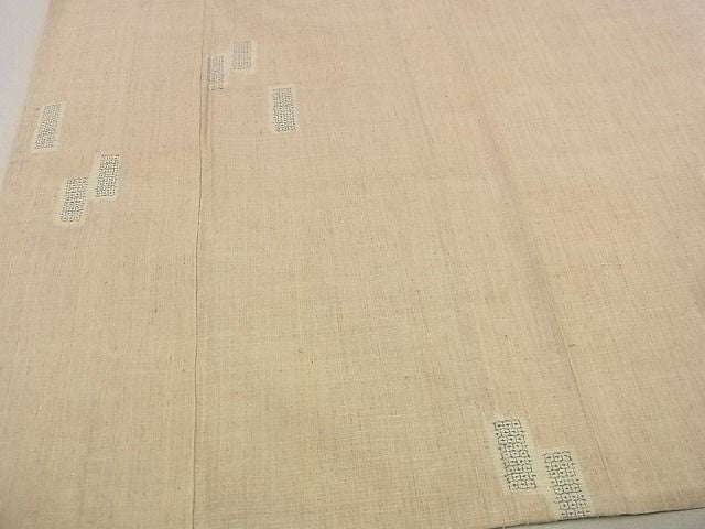 平和屋本店▽極上 本場結城紬 重要無形文化財 ８０亀甲 飛び亀甲柄 単衣 奥順謹製 高島屋 逸品 未使用2s9859