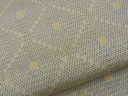 平和屋着物●本場大島紬 白大島 菱吉祥文 逸品 未使用 n-sa1137