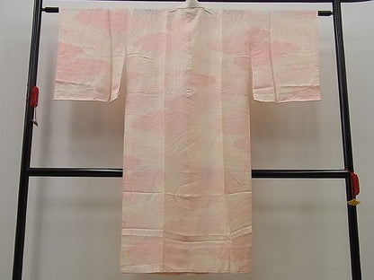 平和屋着物■上質な長襦袢　無双仕立て　紗綾形地紋　暈し染め　逸品　n-sa1646