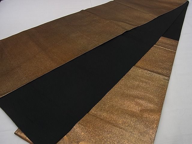 平和屋着物■六通太鼓柄袋帯 葡萄蔦の葉文 引箔 逸品 n-sa1831