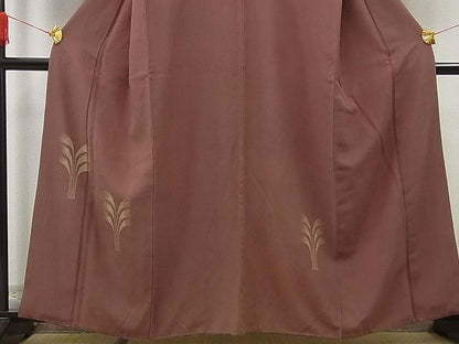 平和屋着物■付下げ 刺繍 草葉文 逸品 n-sa1862