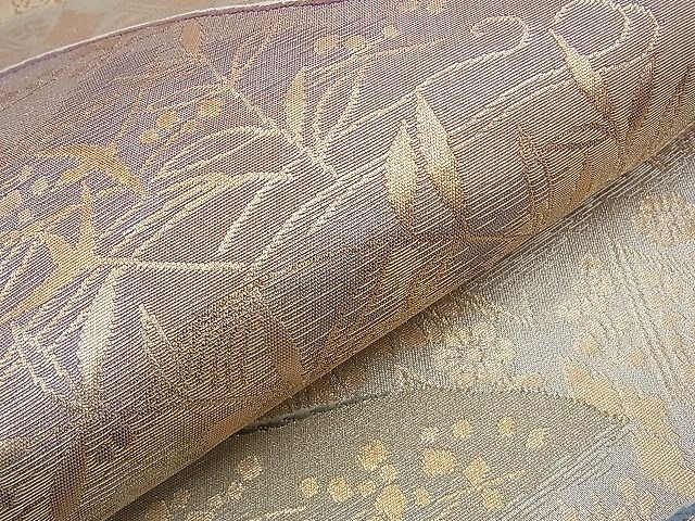 平和屋着物■六通柄袋帯 唐織 連山文 金糸 逸品 n-sa2317