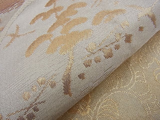 平和屋着物■六通柄袋帯 唐織 連山文 金糸 逸品 n-sa2317