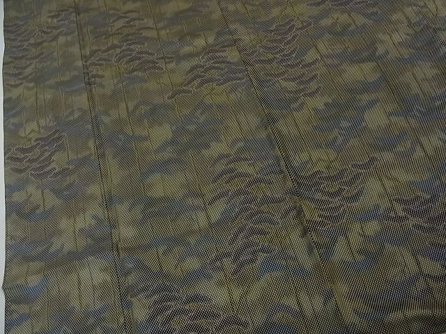 平和屋着物■お召 松文 逸品 sa2841