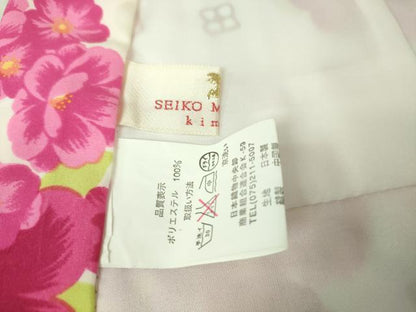 平和屋本店■極上　松田聖子　SEIKO MATSUDA　七五三　女の子　3歳　祝着　三つ身　被布セット　花丸文　逸品　DZAA2503kh5 - 平和屋