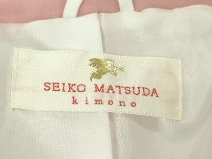 平和屋本店■極上　松田聖子 SEIKO MATSUDA　七五三　女の子　3歳　祝着 三つ身 被布セット　花丸　リボン　天使　金糸　逸品　DZAA2504kh5 - 平和屋