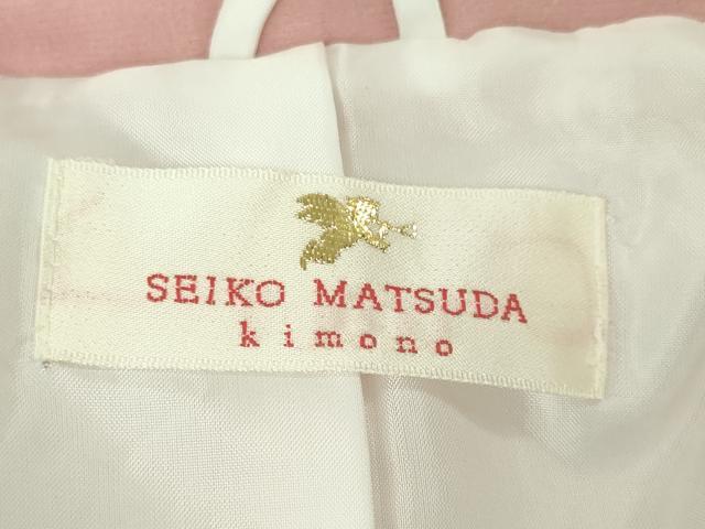 平和屋本店■極上　松田聖子 SEIKO MATSUDA　七五三　女の子　3歳　祝着 三つ身 被布セット　花丸　リボン　天使　金糸　逸品　DZAA2504kh5 - 平和屋
