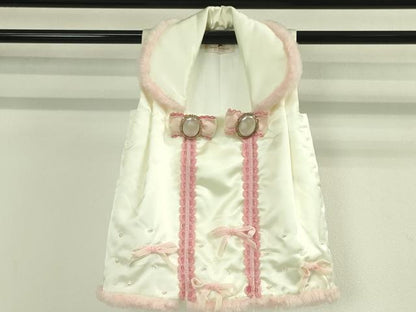 平和屋本店■極上　松田聖子　SEIKO MATSUDA　七五三　女の子　3歳　祝着　三つ身　被布セット　花丸文　逸品　DZAA2505kh5 - 平和屋