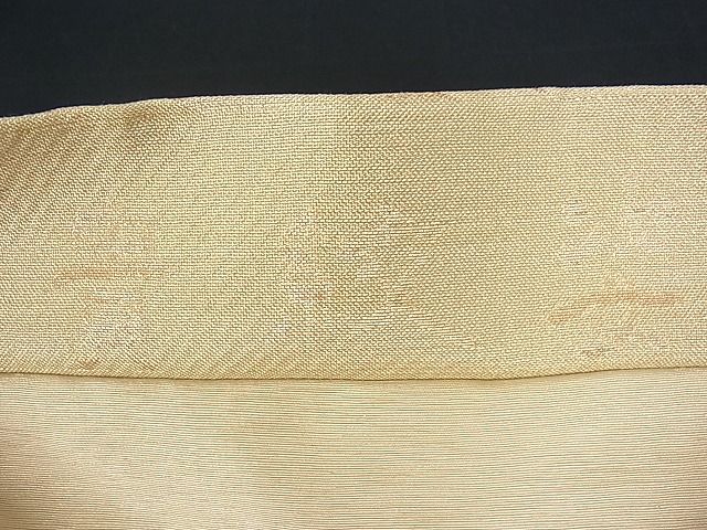 平和屋着物■太鼓柄袋帯 貴絞姿 抽象文 金通し地 逸品 sf0887