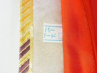 平和屋着物■六通柄袋帯　渡橋舞桜文　金銀糸　逸品　sf1215
