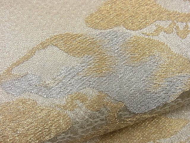平和屋着物■六通柄袋帯 松 金銀糸 逸品 n-sg0620