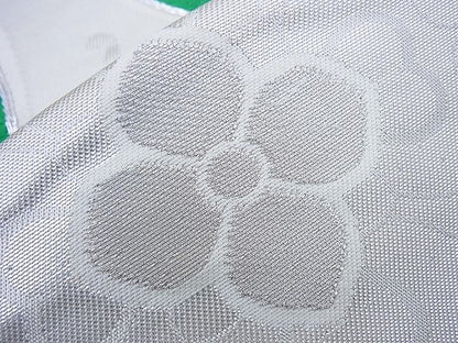 平和屋着物■西陣 六通柄袋帯 唐織 駒刺繍 立涌花文 銀糸 逸品 n-sx0803