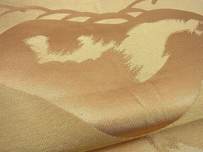 平和屋着物■全通柄袋帯 松 金糸 逸品 n-sx0818