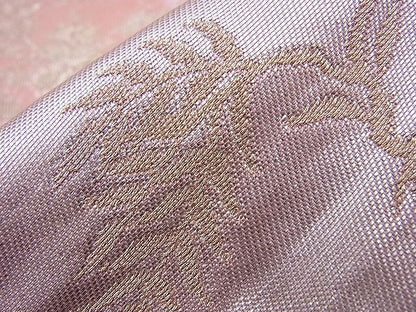 平和屋着物■六通柄袋帯 道長花唐草文 はく錦 金銀糸 逸品 n-sx0848