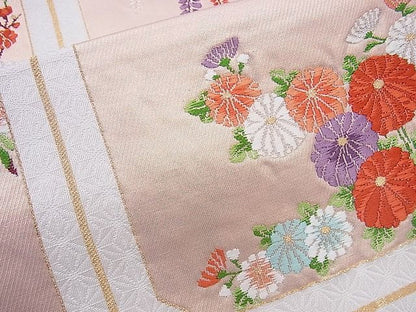 平和屋着物■六通柄袋帯 唐織 天井花文 金糸 逸品 n-sx1154