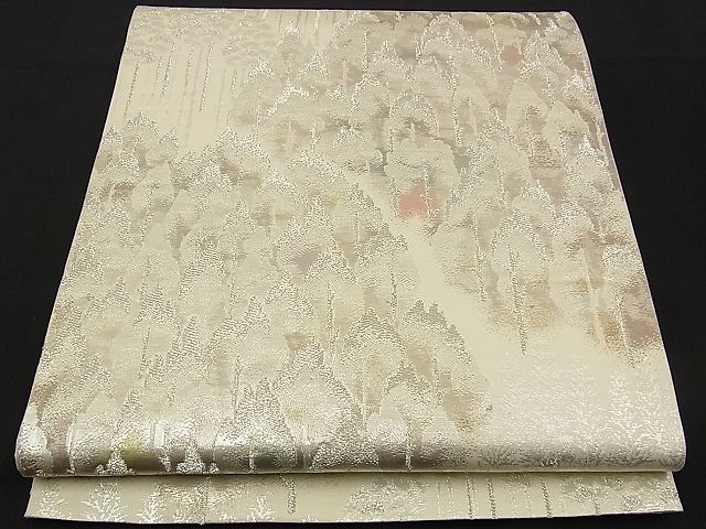 平和屋着物■六通柄袋帯 樹林文 古京錦 二重引箔 逸品 n-sx1281