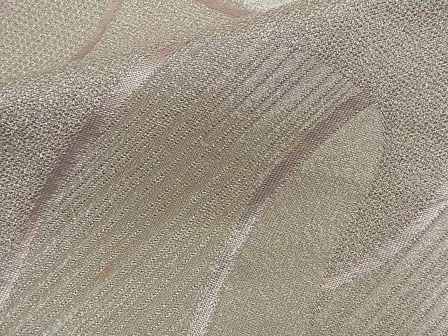 平和屋着物■六通柄袋帯 熨斗文 銀糸 逸品 n-td0562